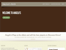 Tablet Screenshot of angelospizzadg.com